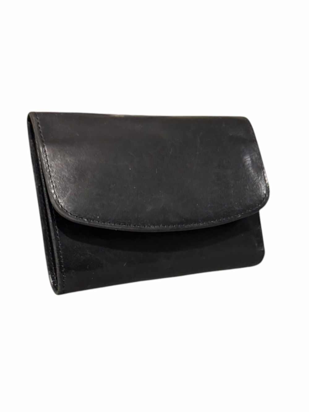 Vintage Coach Trifold Wallet 90’s Glove Tanned Black Leather Beautiful Condition
